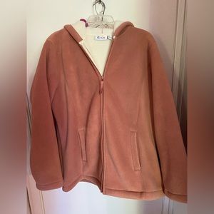 Medium Denim & Co may’ve fleece jacket.